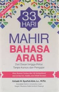 33 Hari Mahir Bahasa Arab Dari Dasar Hingga Pintar Tanpa Kursus dan Pengajar