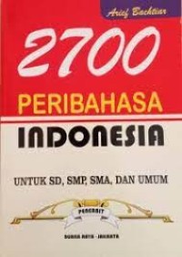 Image of 2700 Peribahasa Indonesia